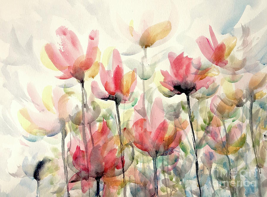 Coral Garden  Painting by Francelle Theriot