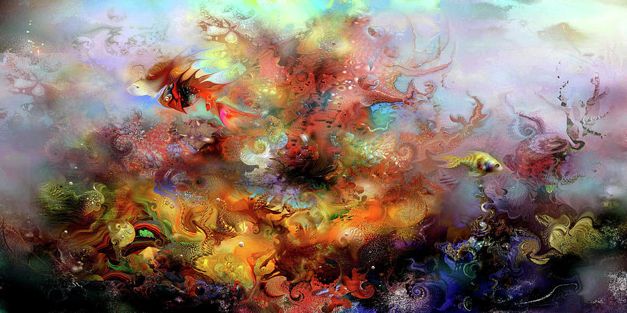 Nature Digital Art - Coral Reef 75 by Natalia Rudzina