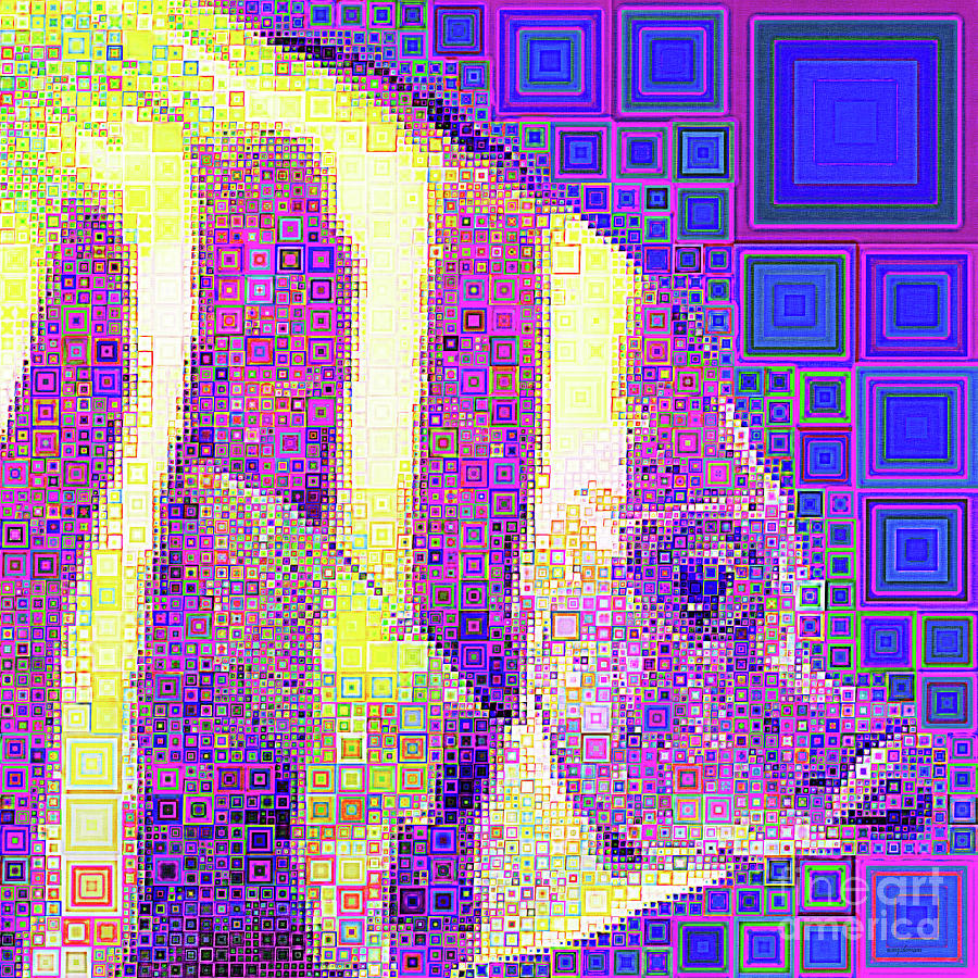 Coral Reef Tropical Fish in Abstract Squares 20190202sq Photograph by Wingsdomain Art and Photography