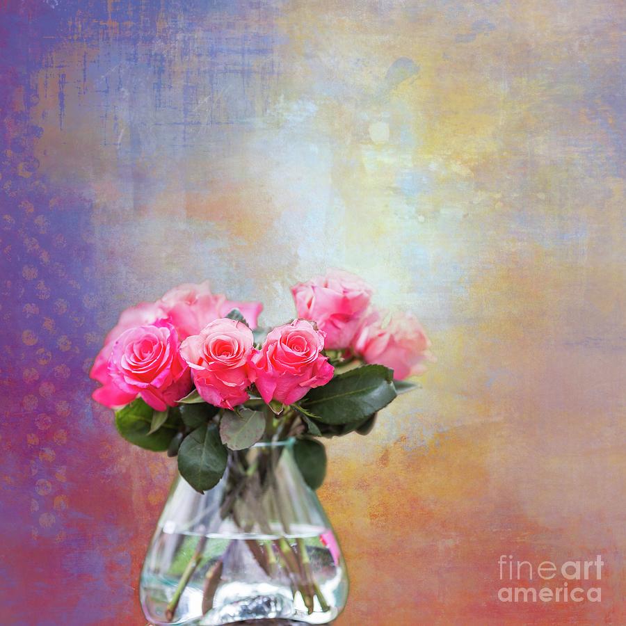 Rose Photograph - Coral Roses by Eva Lechner