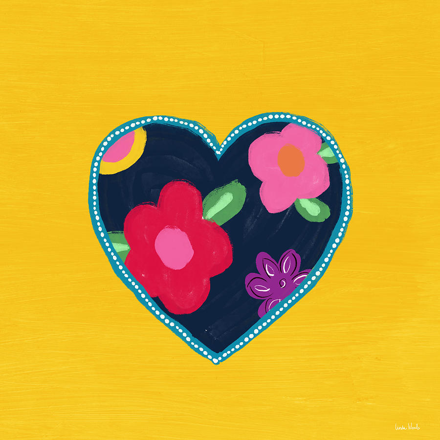 Flower Mixed Media - Corazon 5- Art by Linda Woods by Linda Woods