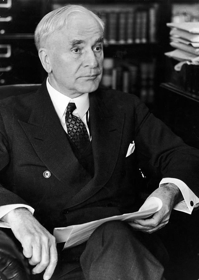 Cordell Hull Photograph by Alfred Eisenstaedt