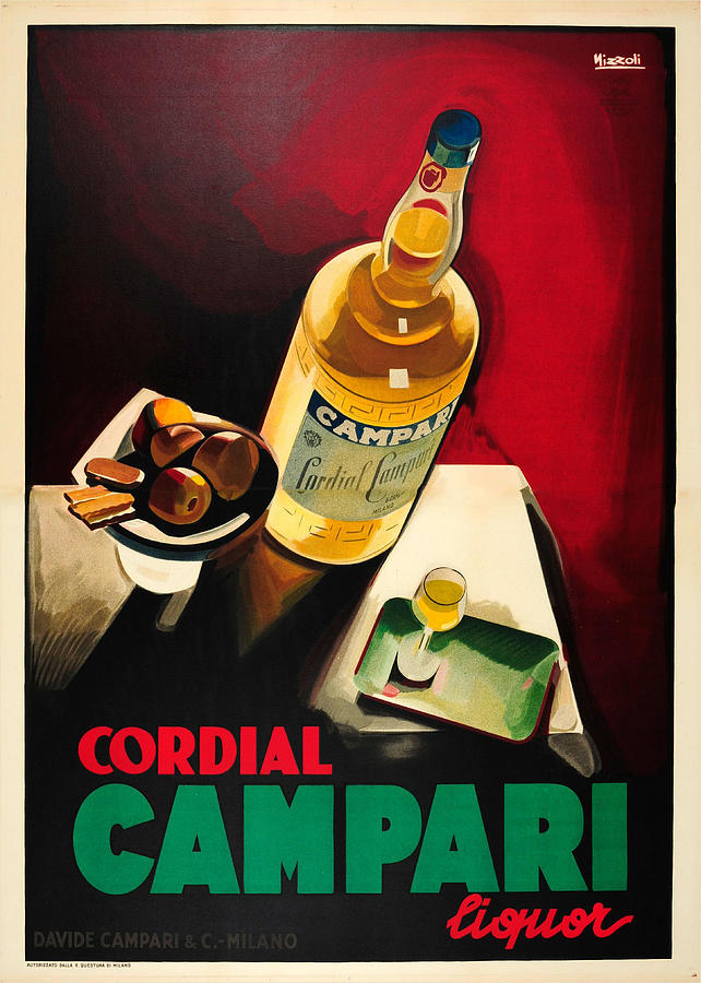 Cordial Campari 1927 Digital Art by Carlos V