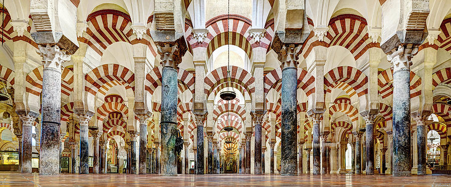 Cordoba Mosque Colonnade 01 Photograph by Weston Westmoreland
