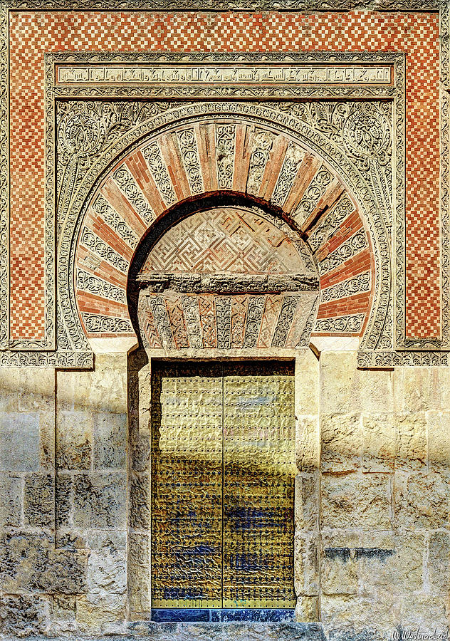 Cordoba Mosque Gate 01 door Photograph by Weston Westmoreland