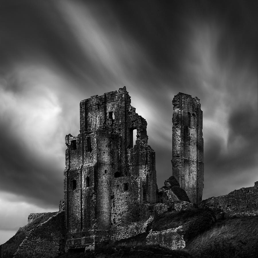 Castle Photograph - Corfe Castle by George Digalakis