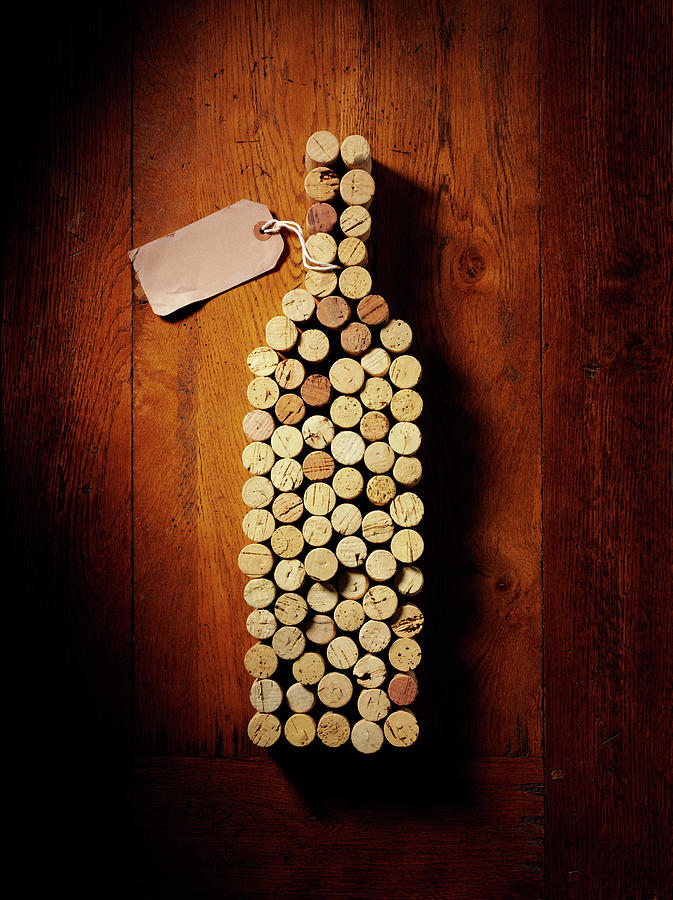 Cork Wine Bottle Photograph by Wragg