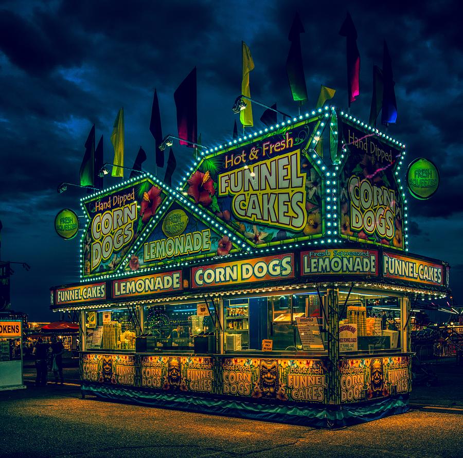 Concession Stand Photograph - Corn Dogs And Funnel Cakes by Mountain Dreams