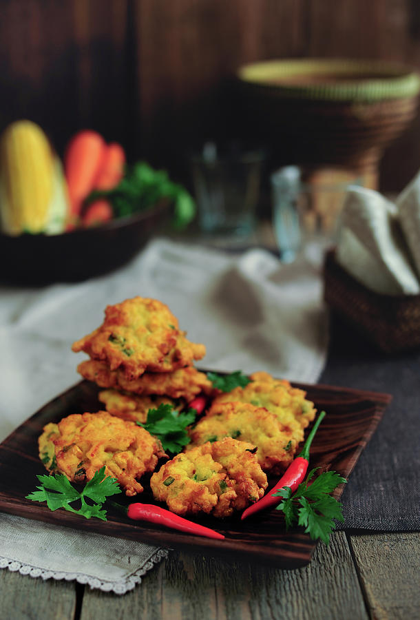 Corn Fritters Photograph by Photo By Asri Rie