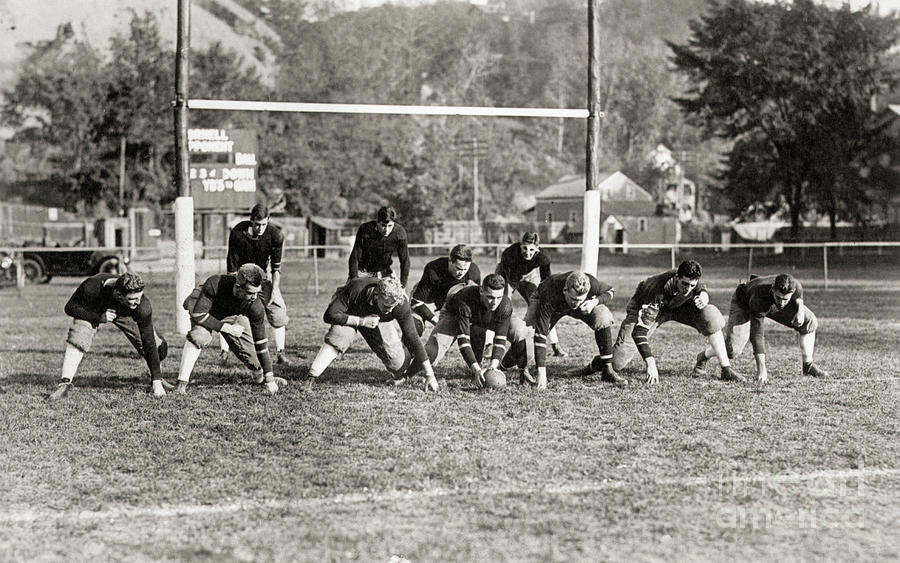 Cornell University Football Team Photograph by Bettmann