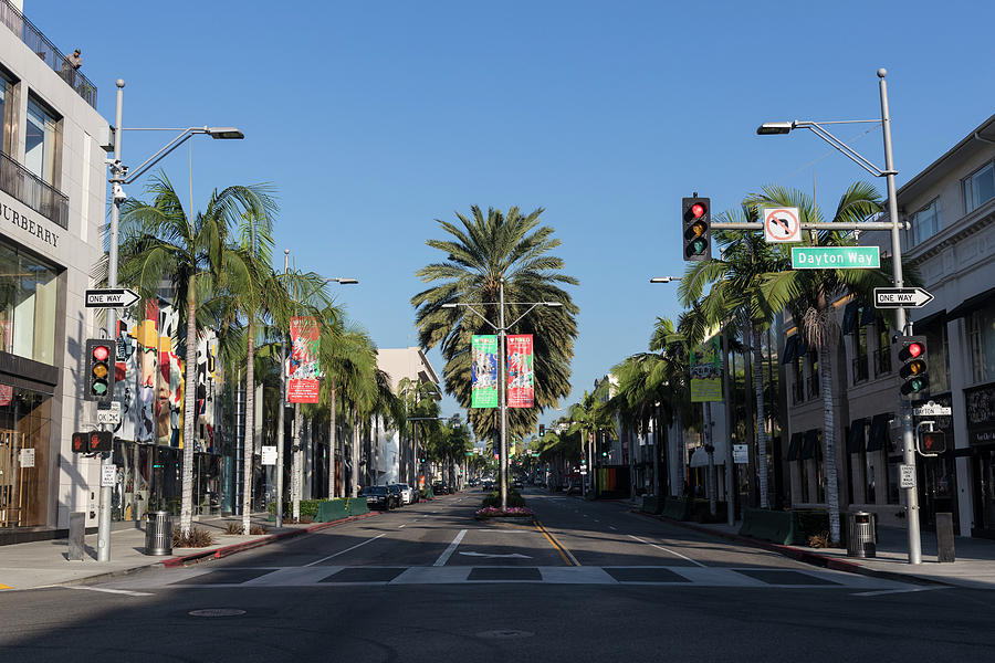 Corner at Rodeo Drive Day  Photograph by John McGraw