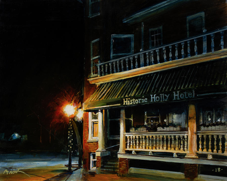 Corner Light Painting by William Brody