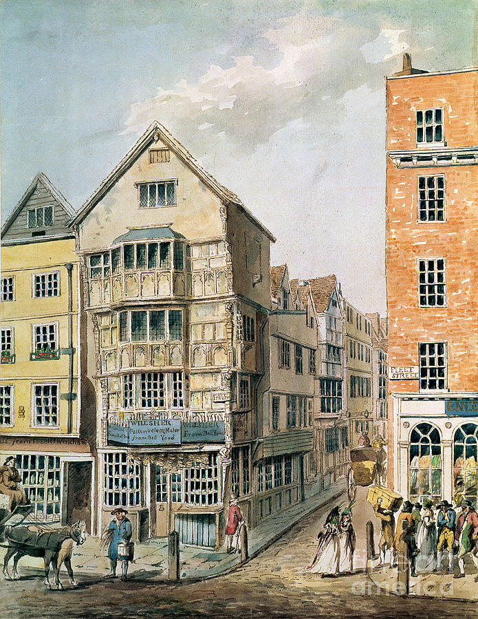 Corner Of Fleet Street And Chancery Lane Painting by William Alexander ...