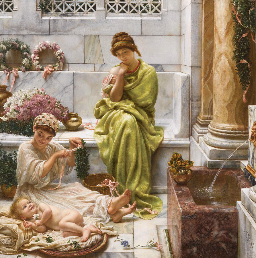 Corner of the Marketplace Painting by Edward Poynter