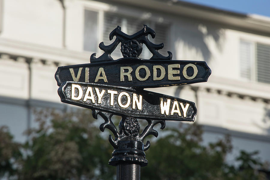 Corner of Via Rodeo and Dayton Way Photograph by John McGraw