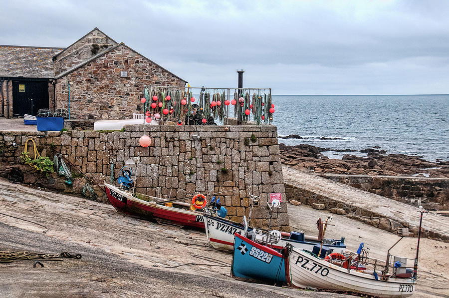 Cornish Fishing Village Photograph by Phyllis Taylor