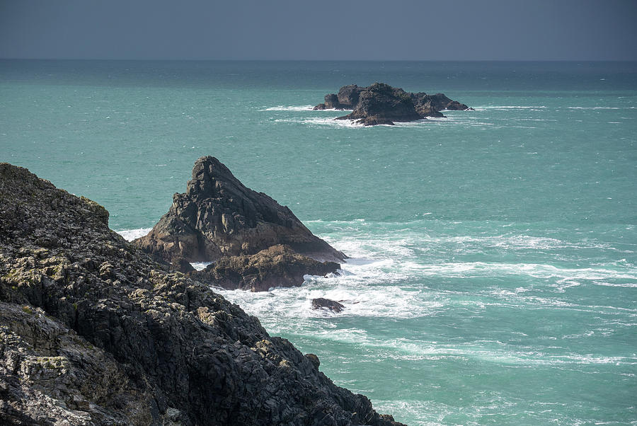 Cornish Rocks Photograph by Mark Hunter