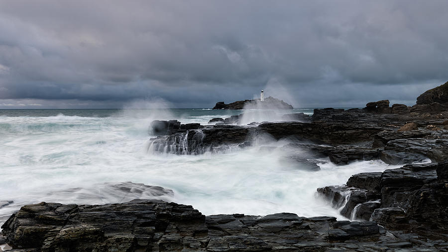 Cornwall, Godrevy Lighthouse-28094 Photograph by Raimondo Restelli