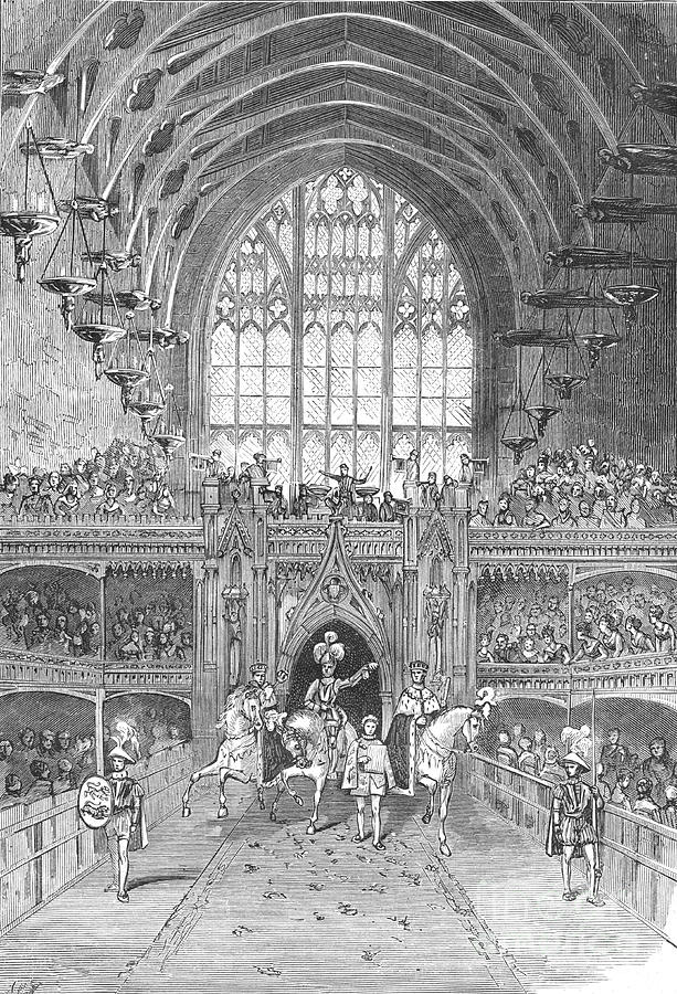 Coronation Of George Iv In Westminster Drawing by Print Collector