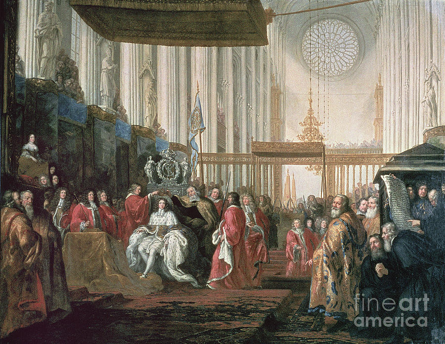 Coronation Of Karl Xi Painting by David Klocker Ehrenstrahl
