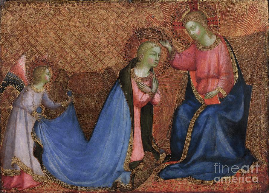 Coronation Of The Virgin Drawing by Heritage Images
