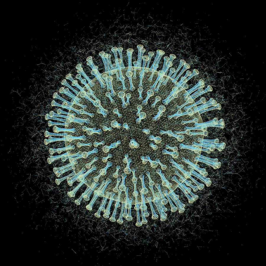 Coronavirus Particle, Illustration Photograph by Kateryna Kon