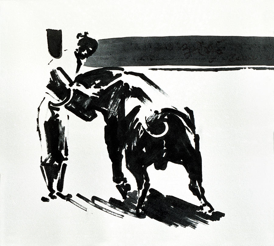 Corrida no. 22 - 2000 Drawing by Florin Barza - Pixels