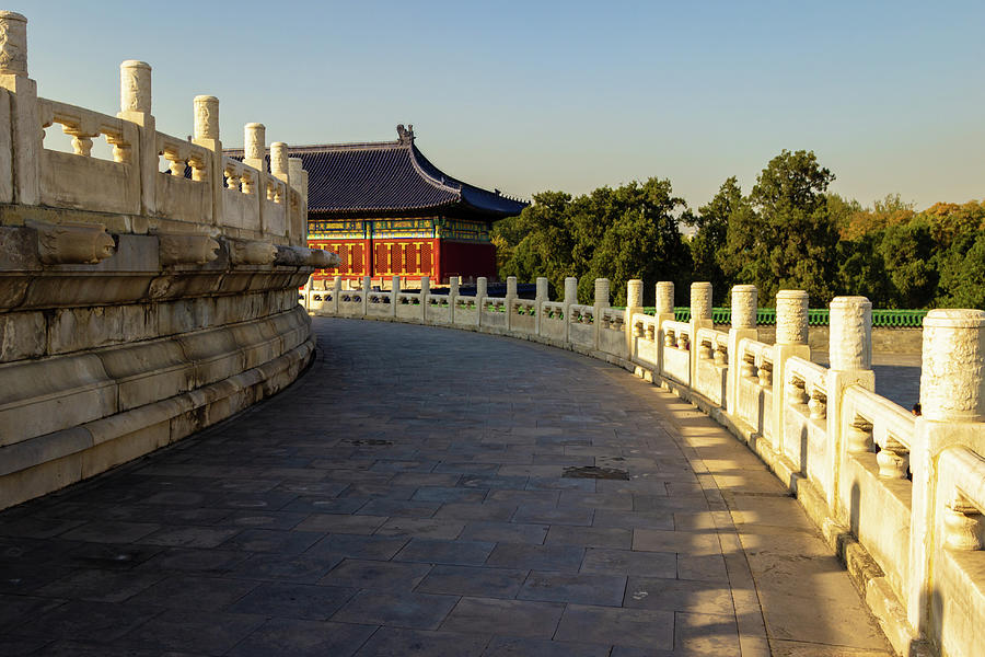 Corridor, Temple of Heaven, China Photograph by Aashish Vaidya