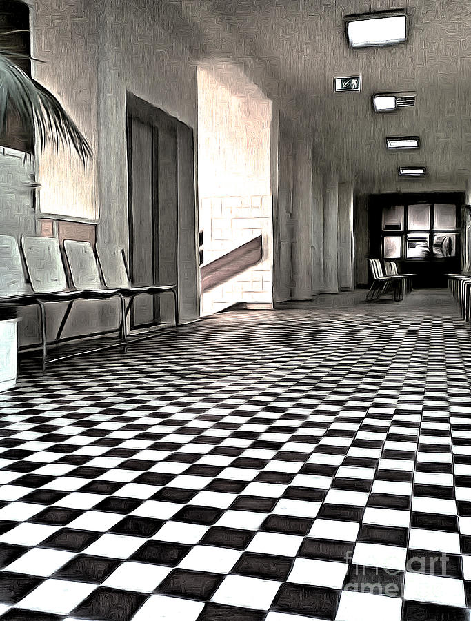 Corridor in a quiet medical office by Odon Czintos Corridor in a quiet medical office by Odon Czintos