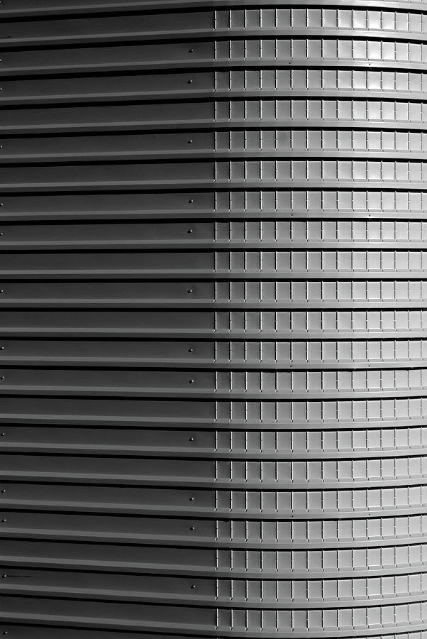 Corrugated Wall Of Building Photograph by Alex Bamford