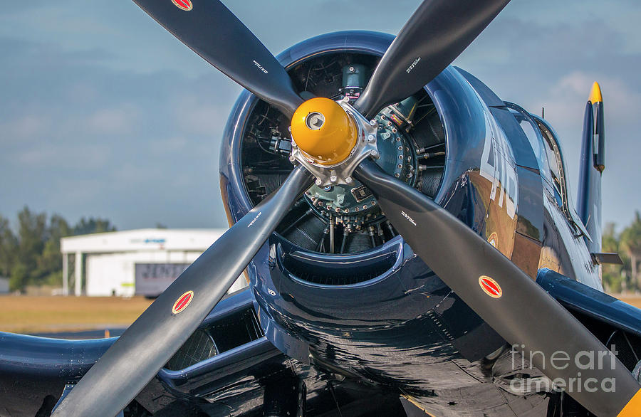 Corsair Propeller Photograph by Tom Claud