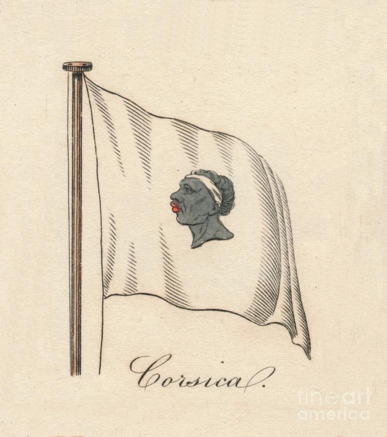 Corsica, 1838 Drawing by Print Collector