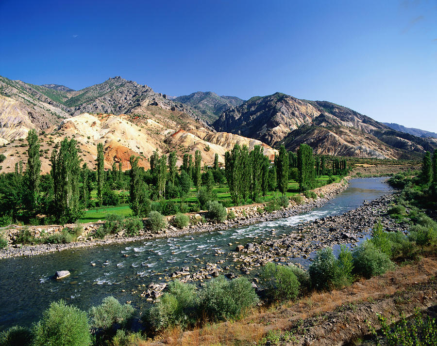 Coruh Valley And River Photograph by Izzet Keribar