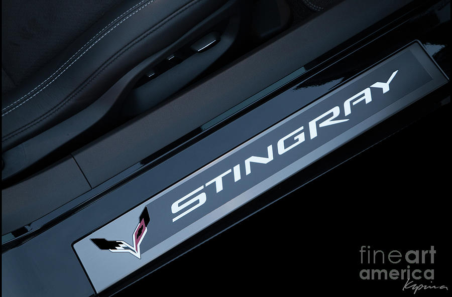 Corvette Stingray Logo Photograph by Greg Kopriva