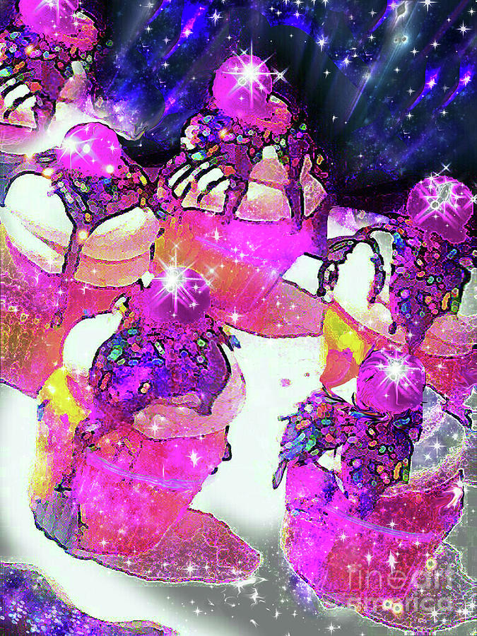 Cosmic Cupcakes Digital Art by BelleAme Sommers