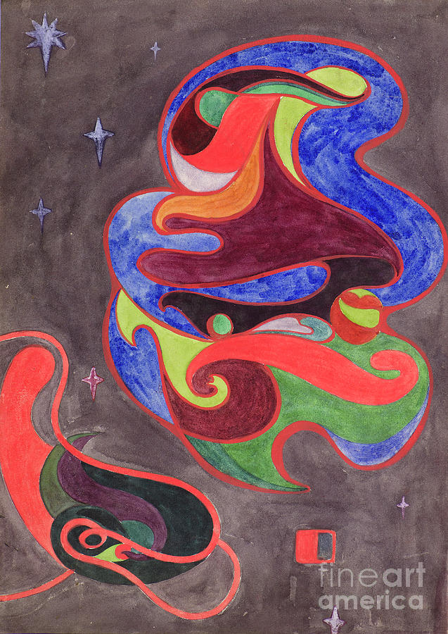 Cosmic Decoration Painting by George Dutch Davidson