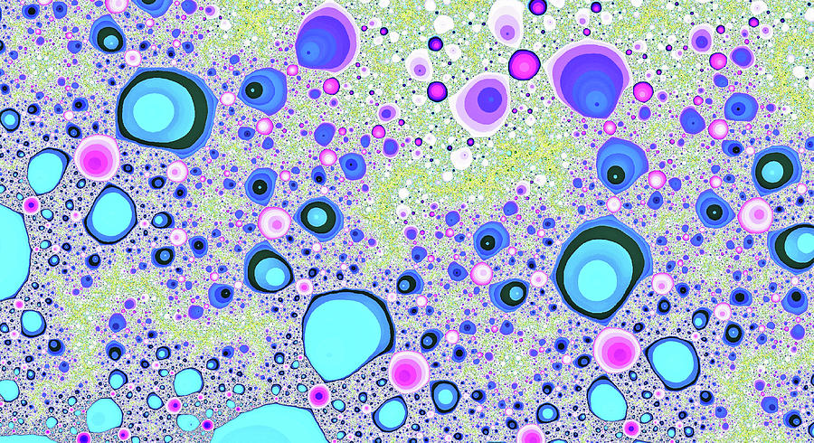 Cosmic Splendor Blue Abstract Art Digital Art by Don Northup