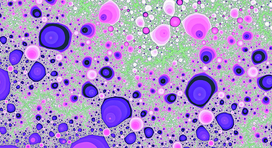 Cosmic Splendor Purple Abstract Art Digital Art by Don Northup
