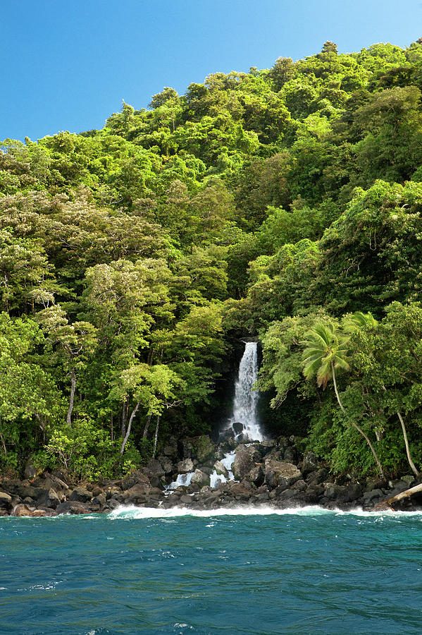 Costal Waterfall, Fiji Photograph by Michele Westmorland