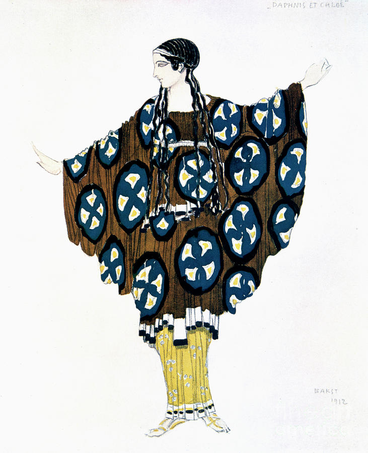 Costume Design For A Ballets Russes Drawing by Print Collector