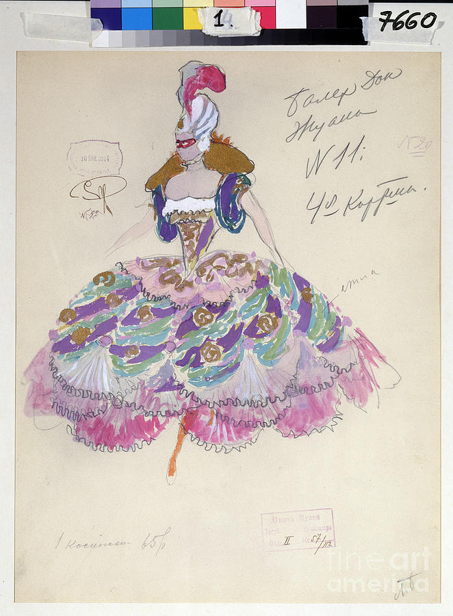 Costume Design For 'don Giovanni' By Wolfgang Amadeus Mozart, 1914 ...