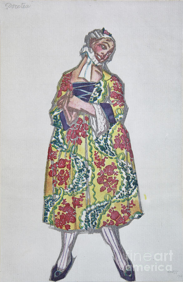 Costume Design For The Ballet Le Donne Drawing by Heritage Images