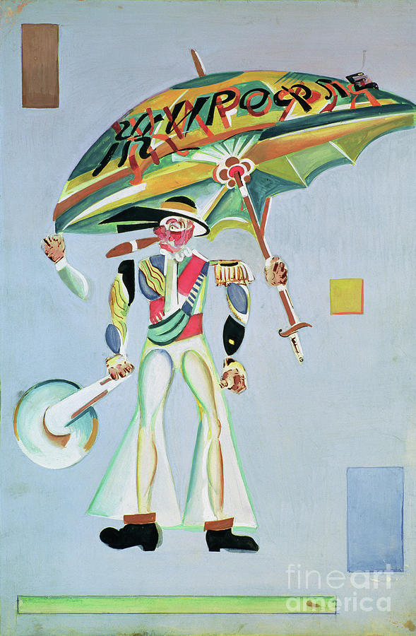 Costume Design For The Operetta girofle-giroflia By Alexandre Charles Lecocq, 1922 Painting by Georgi Bogdanovich Yakulov