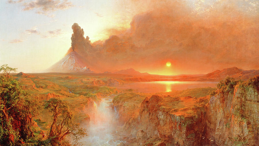 Frederic Edwin Church Painting - Cotopaxi, 1862 by Frederic Edwin Church