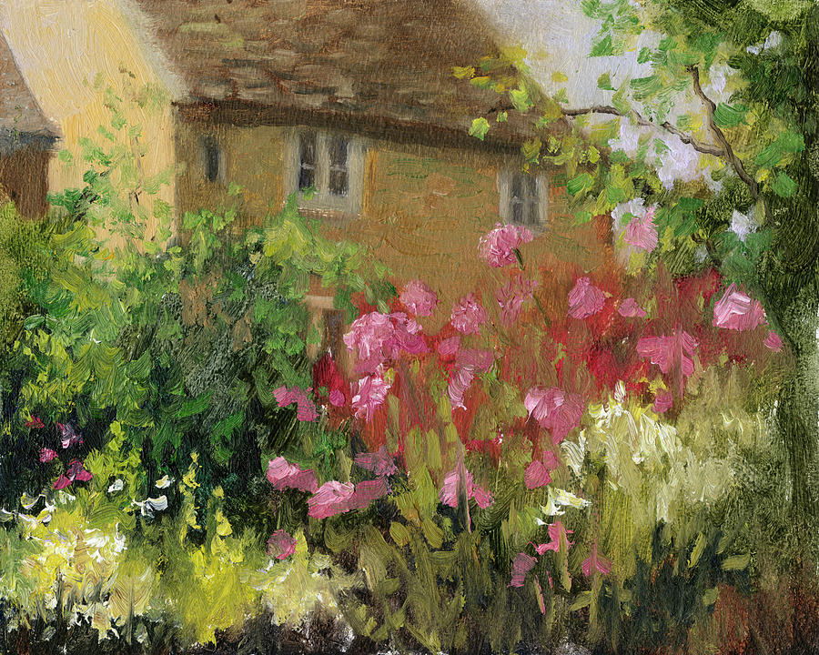 Cotswold Cottage Iv Painting by Mary Jean Weber
