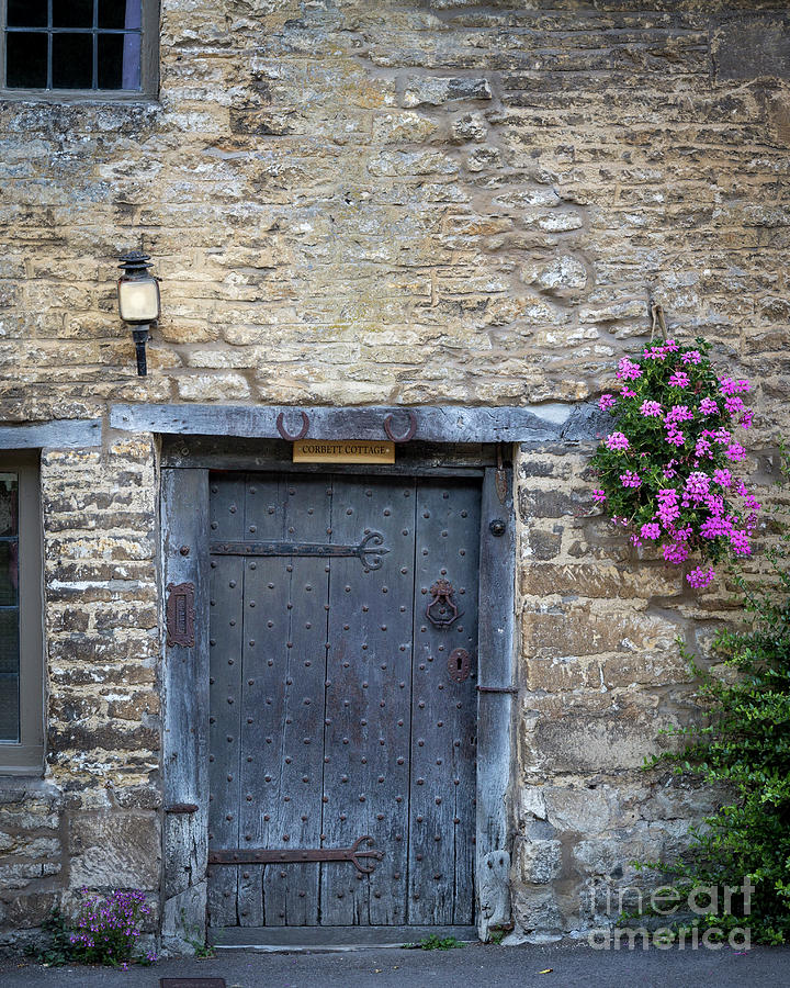 Cotswolds Front Door Photograph by Brian Jannsen