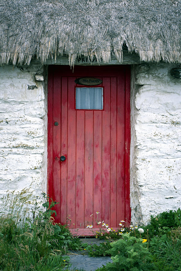 Cottage Doorway Photograph by Brand X Pictures