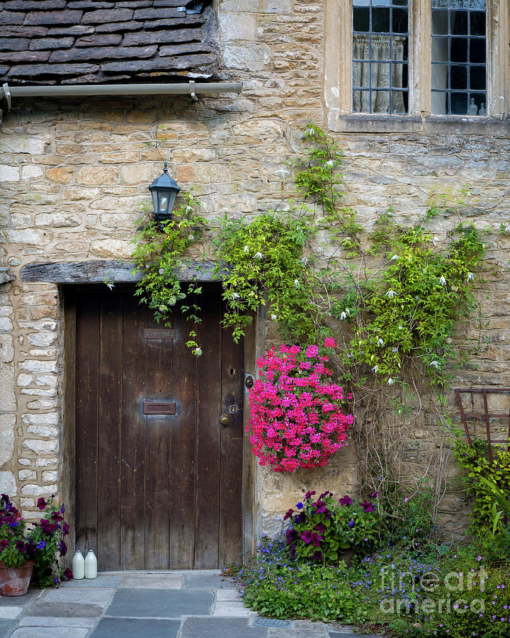 Cottage Front Door Photograph