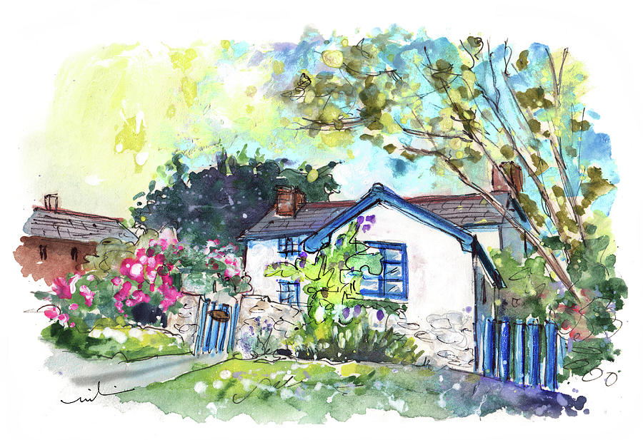 Cottage On Lizard Peninsula Painting by Miki De Goodaboom