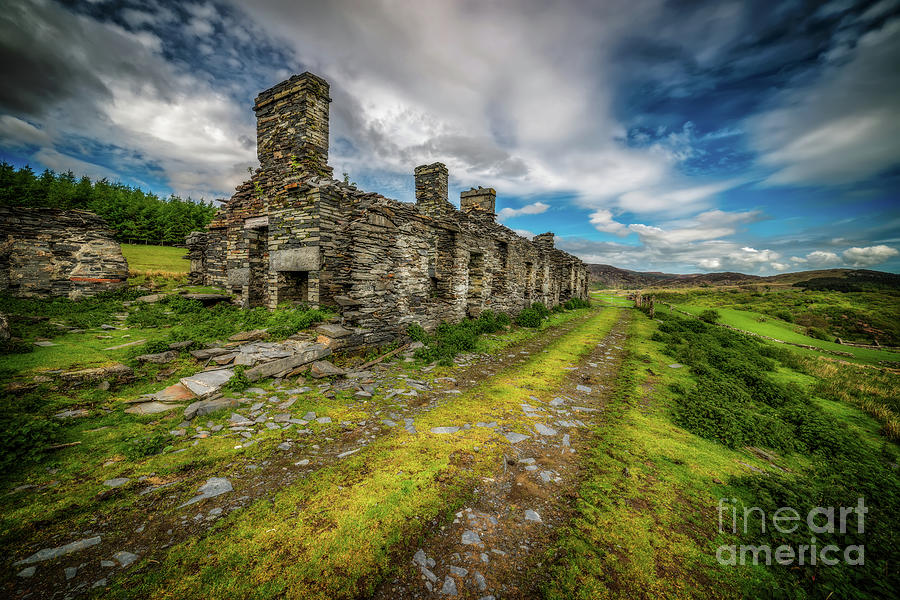 Snowdonia National Park Photograph - Cottage Ruin Snowdonia by Adrian Evans